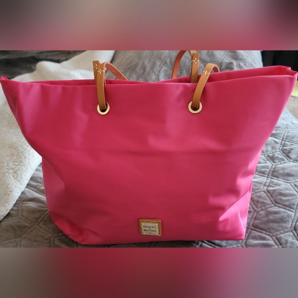 NWT Dooney & Burke Addison Tote Fuchsia